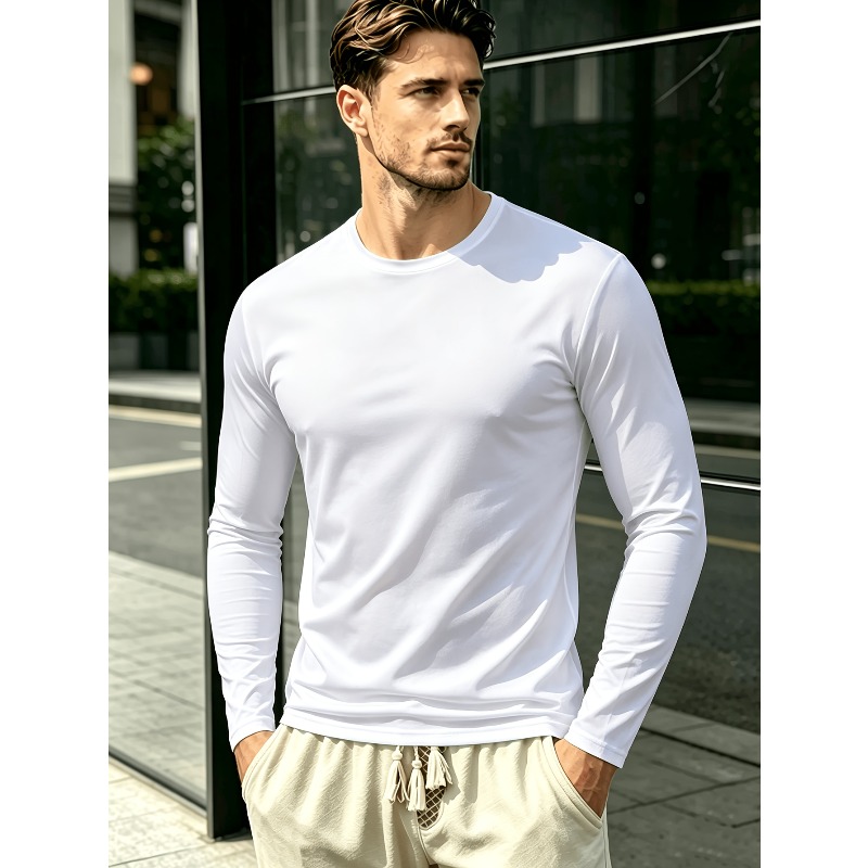 Gładka koszulka z okrągłym dek – Outdoor Sportswear recenzja i cena
